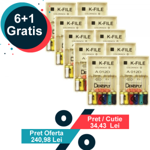 Ace H /K files Maillefer -Densply  OFERTA (6+1 Gratis)