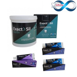 ExactSil Kit PROMO (Ideal pentru amprente de inalta precizie) cu 2 X Catalizator 60 ml 