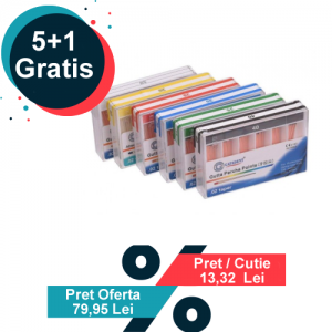 Oferta conuri gutaperca GAPADENT (5+1 Gratis)