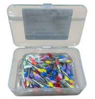 Perii detartraj nylon colorate cu varf - cutie 100 buc