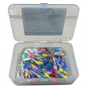 Perii detartraj nylon colorate cu varf - cutie 100 buc