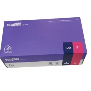 Manusi examinare latex cu pudra Zarys (cutie 100 buc) 