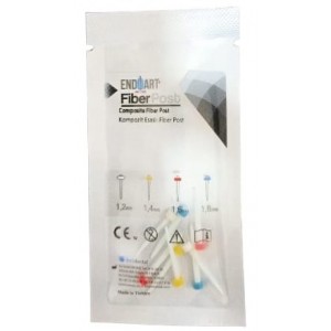 Pivoti fibra sticla EndoArt asortati - set 8 bucati 