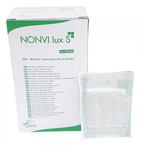 Comprese sterile 5X5cm NONVI lux S - pachet 125buc