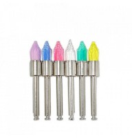 Perii detartraj nylon colorate cu varf -set 10