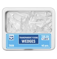 TorVM 1811 - Pene Plastic Interdentare Transparente Subtiri 40 Bucati